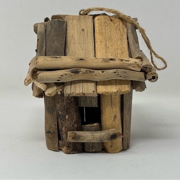 unbranded Other - Driftwood Birdhouse Christmas Ornament NWOT